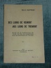 Des lions de Remont aux lions de Tremont 1932 Marcel Noppeney Lu