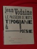 Le Passeur de mots Typographique Posie Jean Vodaine Luxembourg