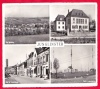 Junglinster 1954 Radio Luxembourg Vue gnrale LEcole Rue de Lu