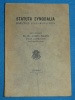 Statuta Synodalia Dioecesis Luxemburgensis Dr Josephi Philippe