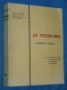 La Toponymie Conception nouvelle Paul A. Piemont 1969 Strasbourg