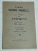 Cours dHistoire Universelle A. Herchen LAntiquit Romains 1934