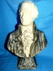 Wolfgang Amadeus Mozart Bste Gips Statue Skulptur 32 cm