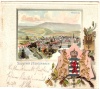 Echternach Panorama 11.06.1906 Souvenir Luxembourg Luxemburg