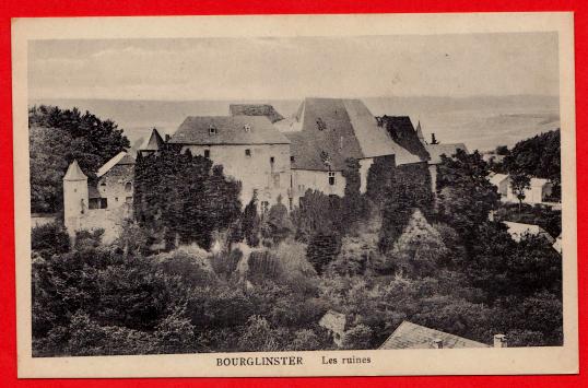 Bourglinster Luxembourg Les ruines Buerglënster Château Luxembur ...